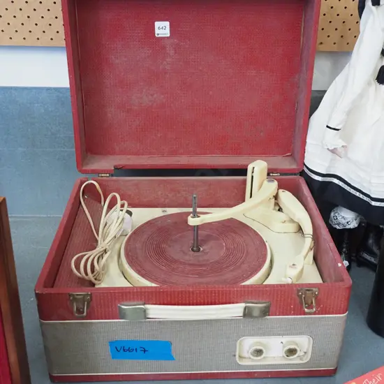 1960s portable record player