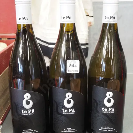 3x bottles Te Pa 2022 chardonnay