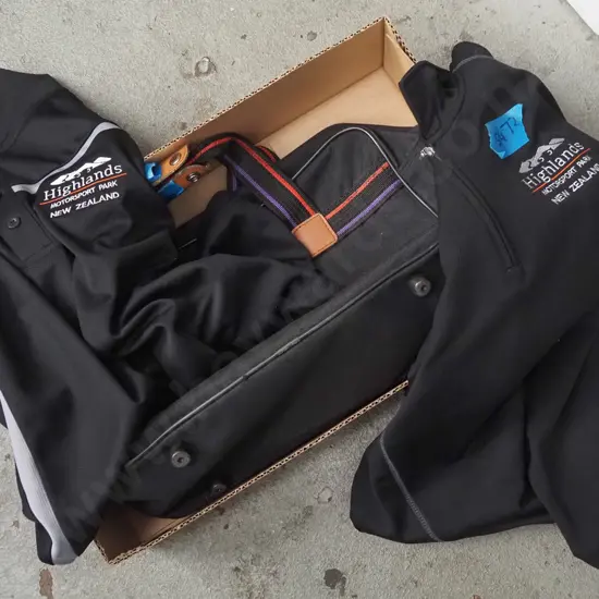 boxed tshirts and bag