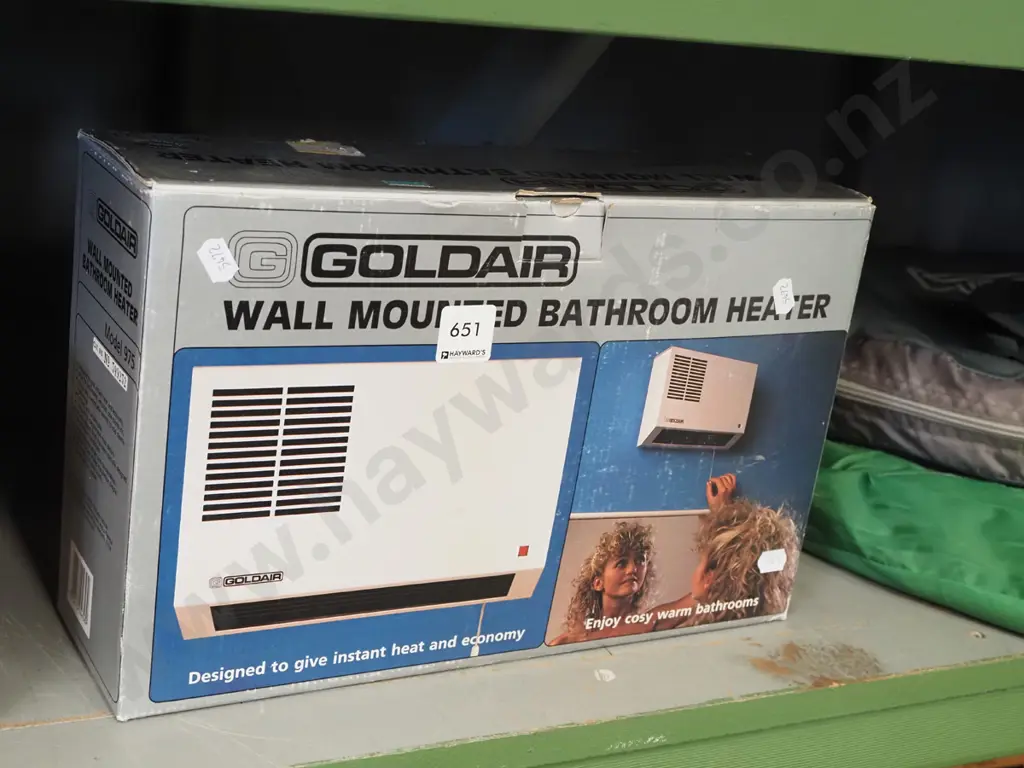 as new boxed old Goldair wall mounted bathroom heater Image 1++