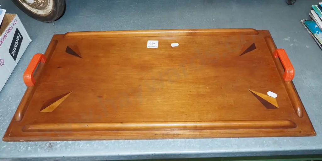 deco wooden tray Image 1++