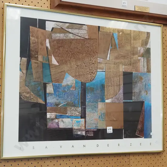 framed Isavanderzee print