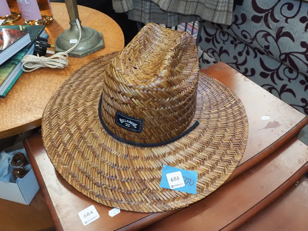as new Billabong men's cane sun hat Image 1++