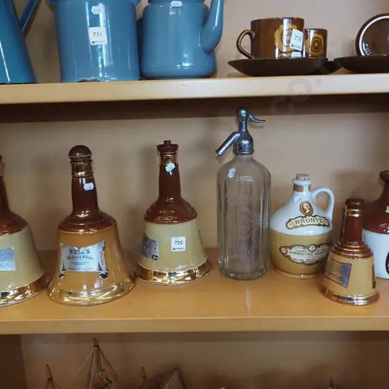 whisky decanters, Thomson's soda syphon