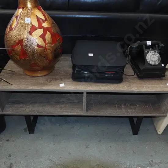 mdf faux wood veneer entertainment unit H400 W1000 D400