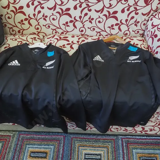 2x All Blacks supporter's jerseys