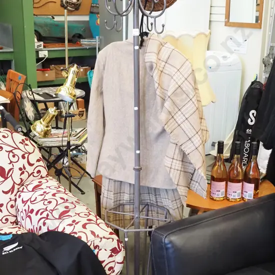 metal coat stand