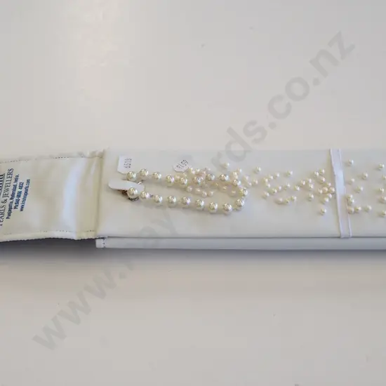 pearl? necklace, bracelet