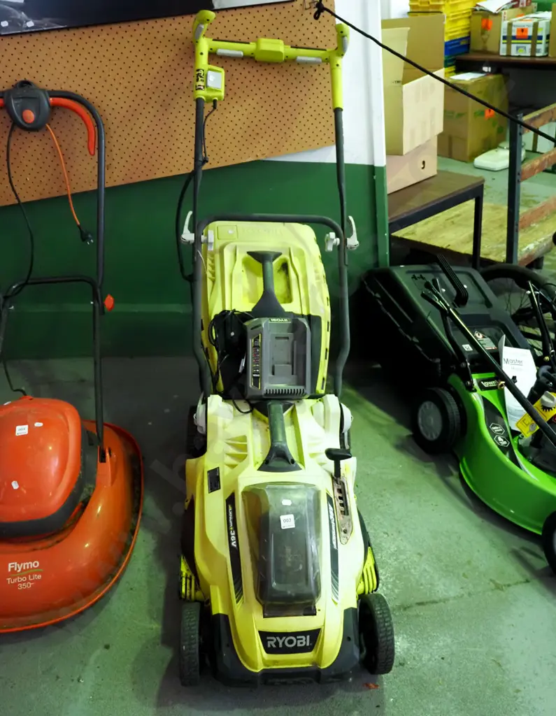 Ryobi 36V battery powered lawn mower Image 1++