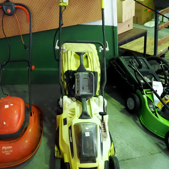 Ryobi 36V battery powered lawn mower
