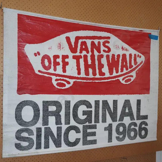 Vans Off The Wall print on scroll