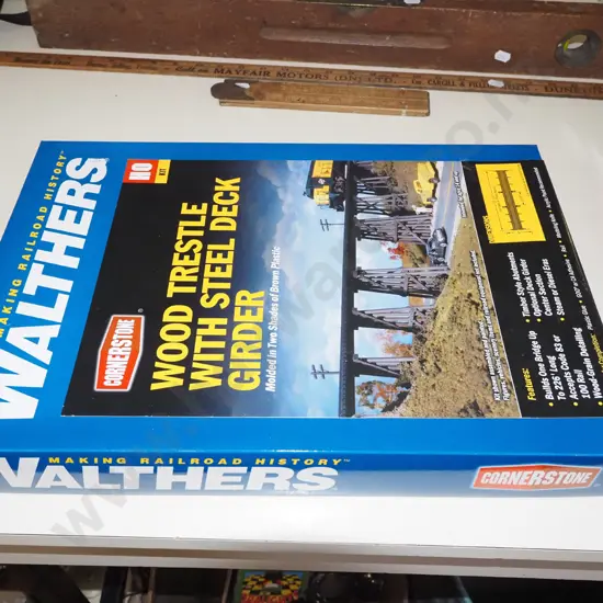 Walthers yet to be assembled model HO model train bridge
