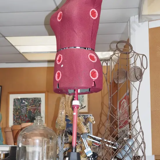 dressmakers form on stand