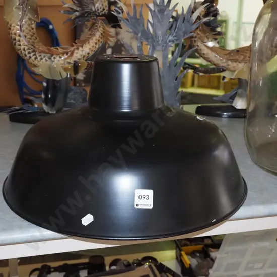 spun aluminium light shade Diam430