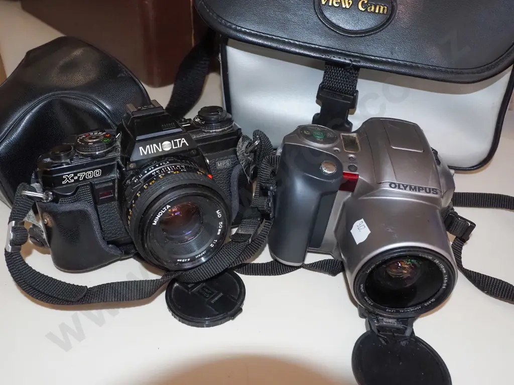 Minolta X/700, Olympus 35mm with bag Image 1++