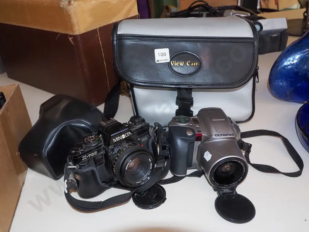 Minolta X/700, Olympus 35mm with bag Image 1++