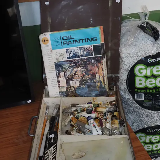 artist's box and contents