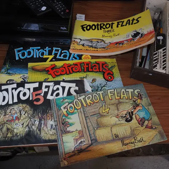 Footrot Flats books, 3,4,5,6,7