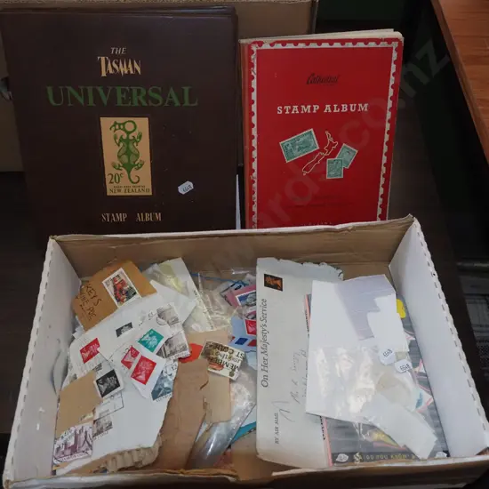 box; stamps
