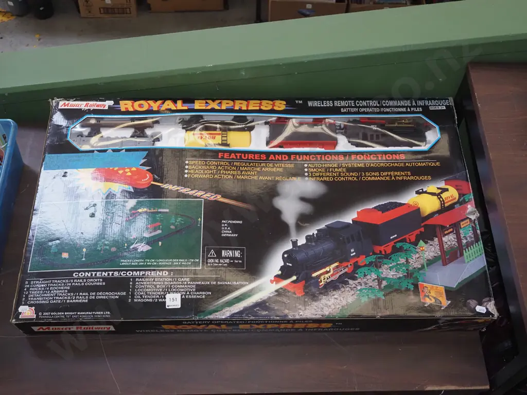 boxed as new Royal Express toy train Image 1++