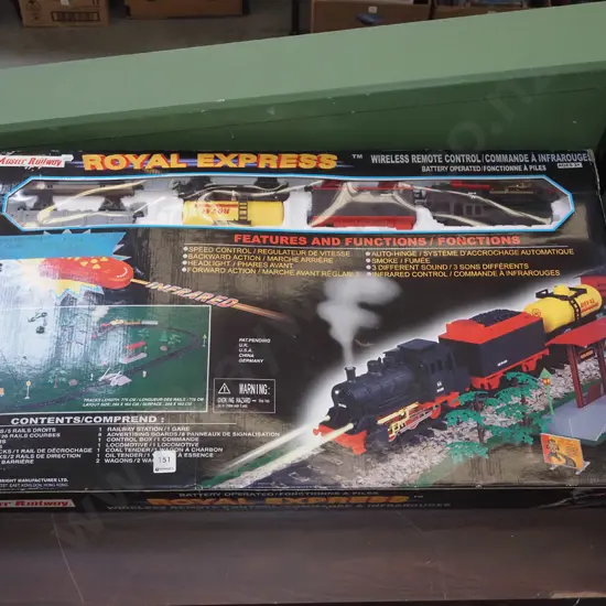 boxed as new Royal Express toy train