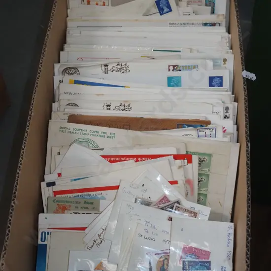 box of stamps