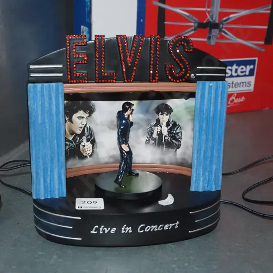 plug in Elvis Presley Live In Concert musical stage sculpture