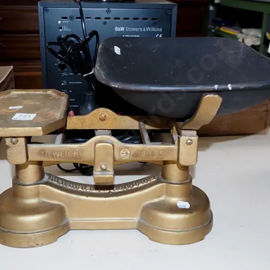 vintage Fairbanks balance scales