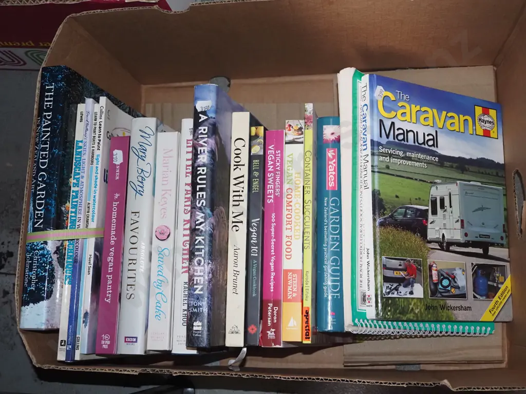 box; cooking and other books Image 1++