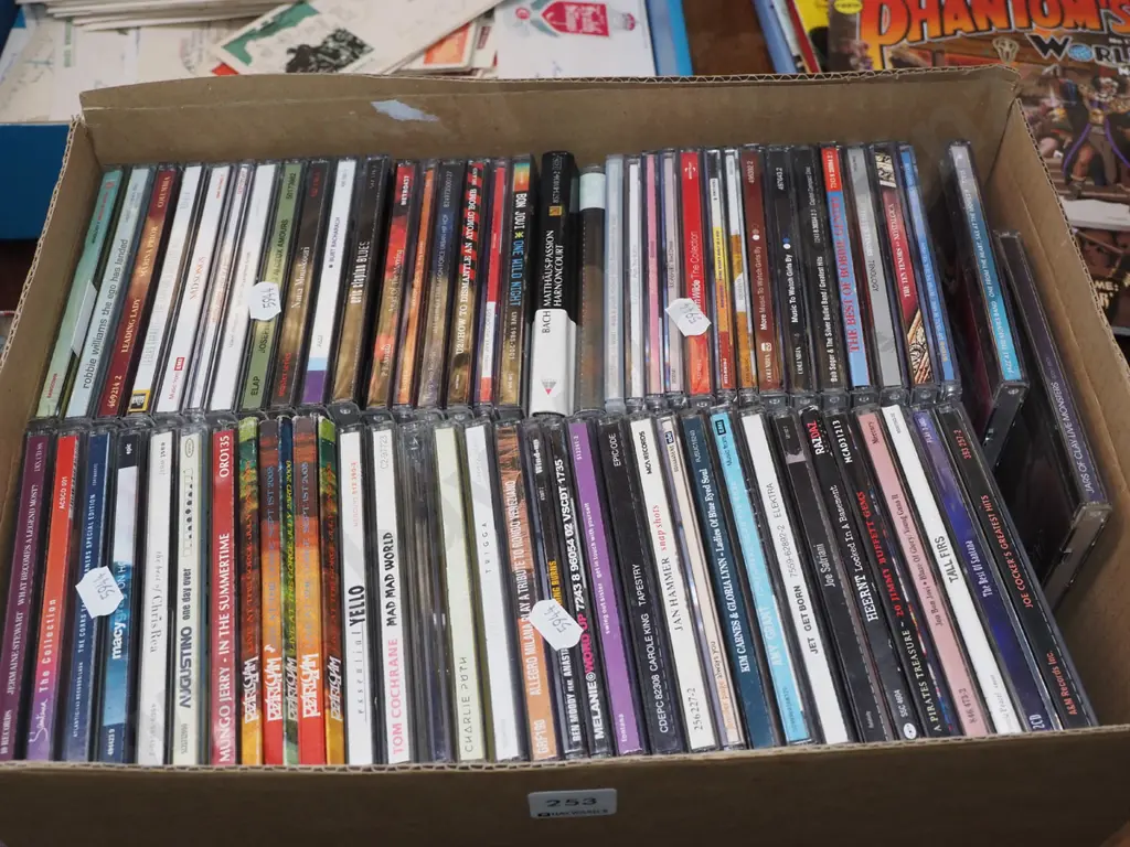 box of CDs Image 1++