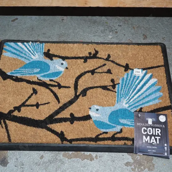 as new rubber and coir floor mat