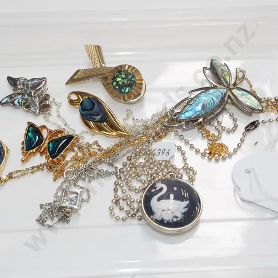 tray of costume jewellery