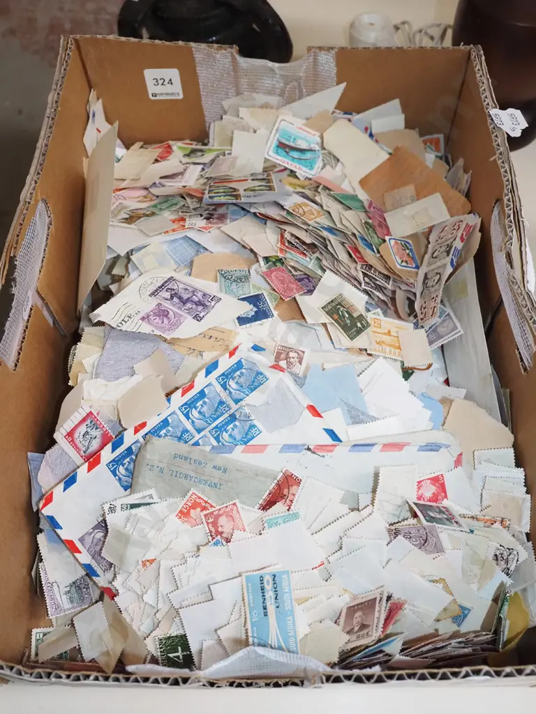 box of loose stamps Image 1++