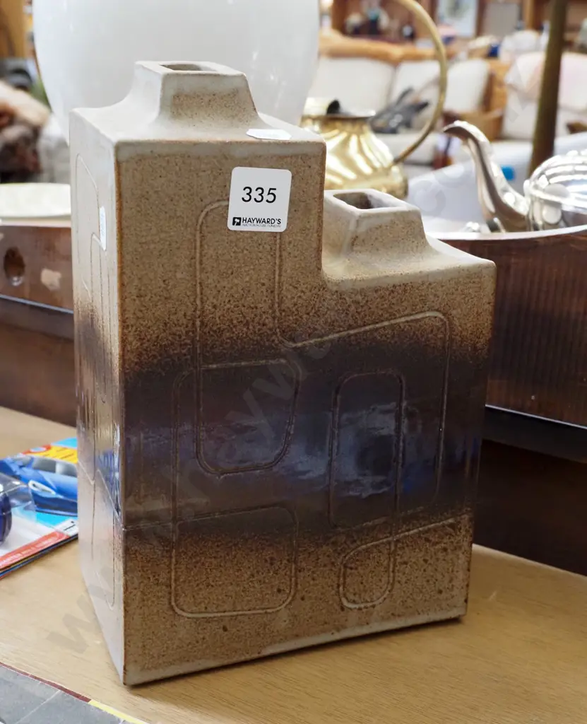 studio slab pottery vase H270 Image 1++