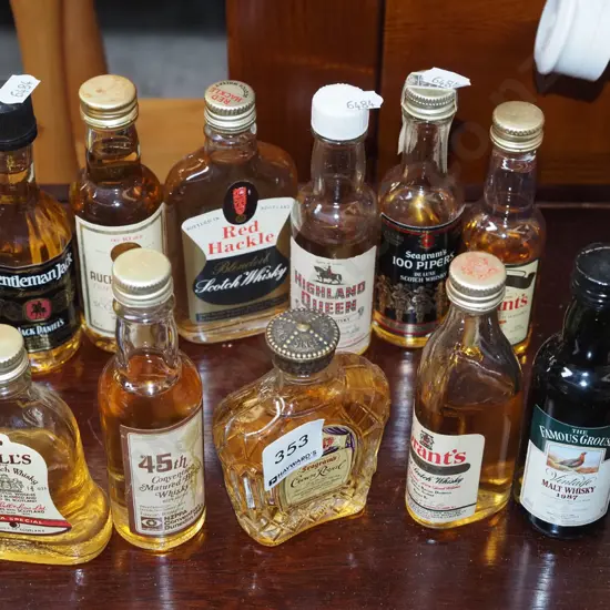 whisky miniatures