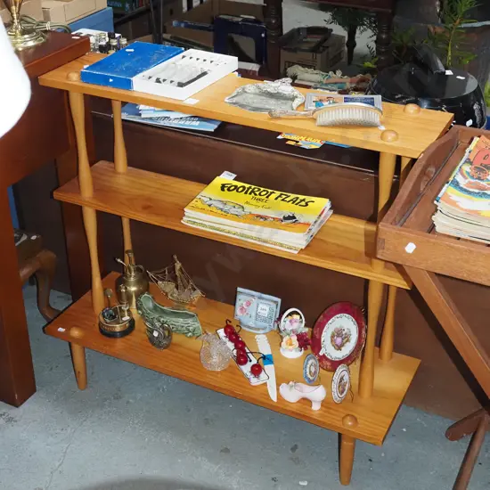 solid pine bookcase H765 W835 D280