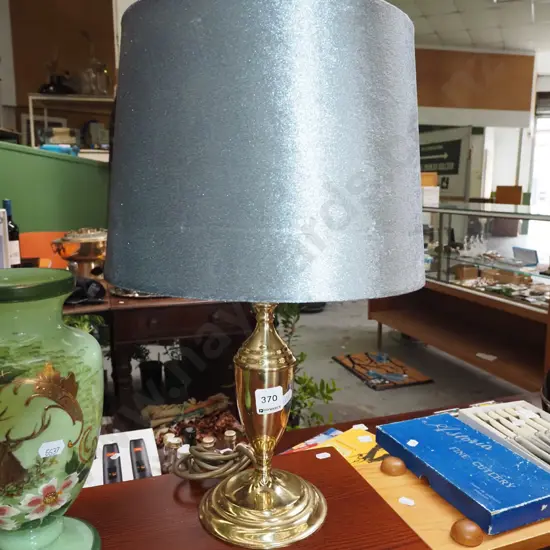 brass based table lamp H450