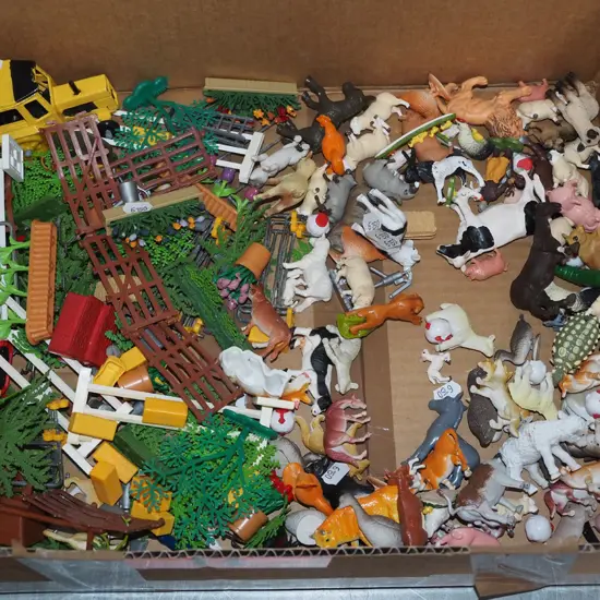 box of children's toys