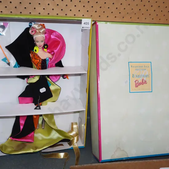 boxed as new Barbie Masquerade Gala Rendezvous Ltd Edition - slight damage to box