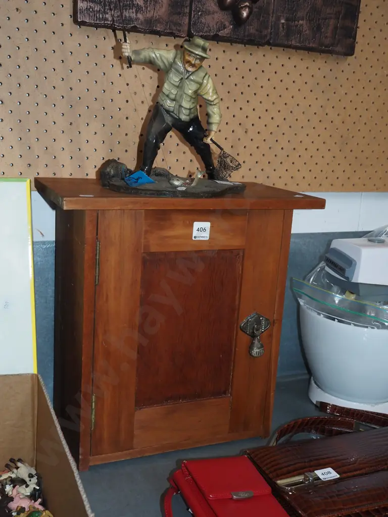 small mixed timbers cabinet H390 W380 D220 Image 1++