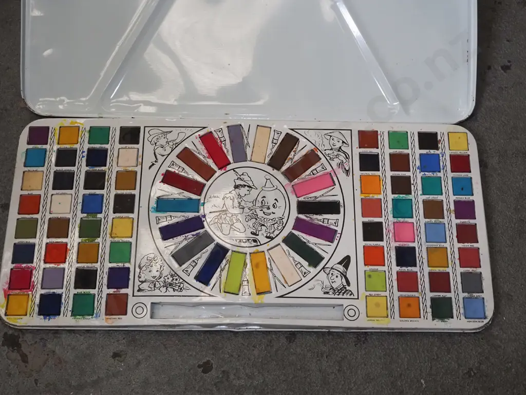 Supreme watercolour paint box, giant jigsaw Image 1++
