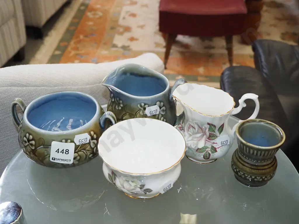 Wade creamer, sugar, egg cup etc Image 1++