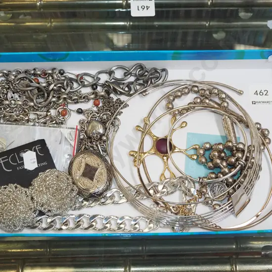 tray of costume jewellery