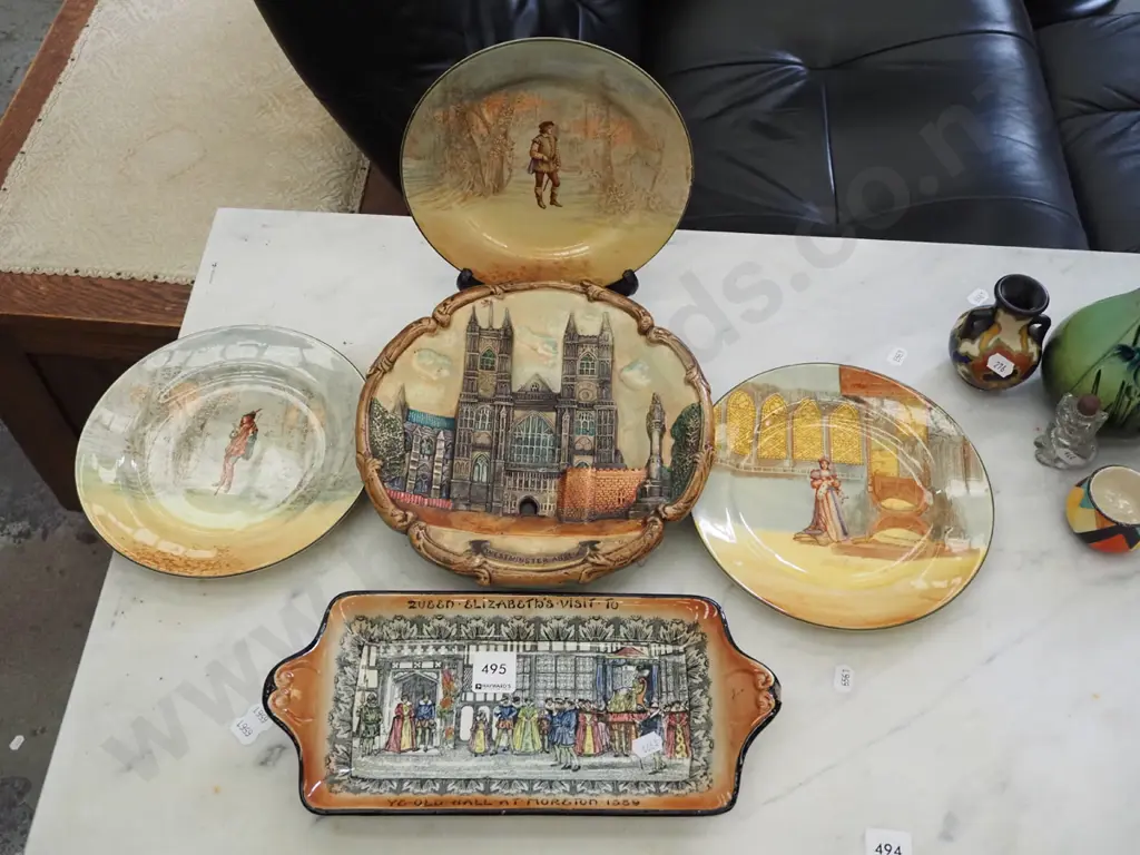 Royal Doulton dish, plates, Morton Hall dish - chip etc Image 1++