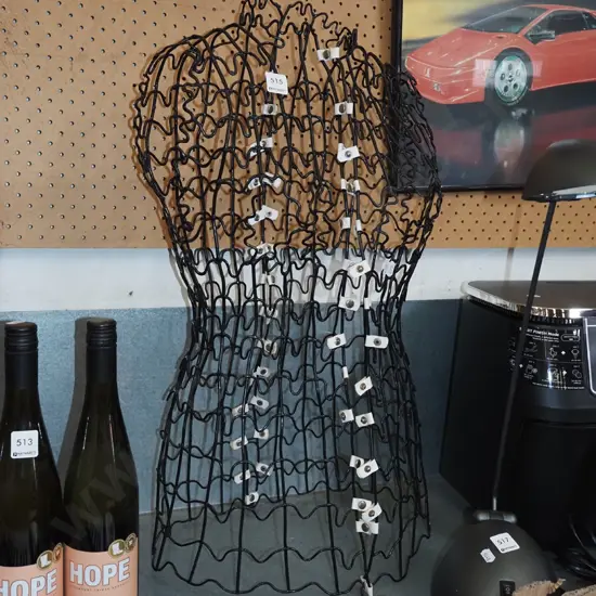 vintage wire dress form H700