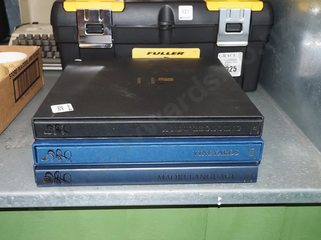 3x slip cased ltd edition stamp sets Image 1++