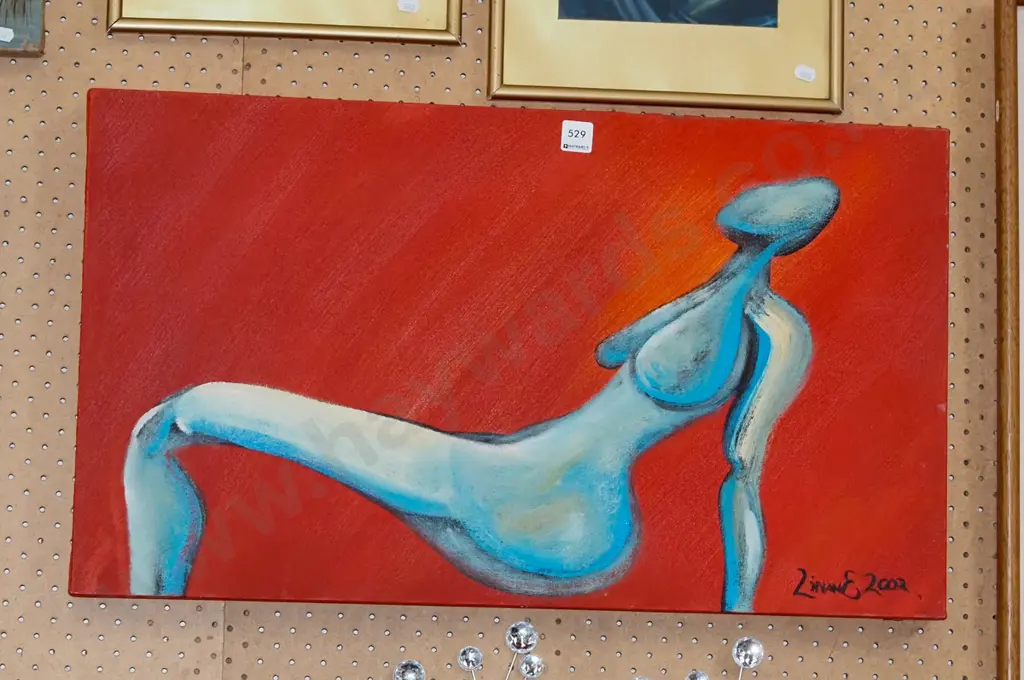 acrylic on canvas - nude Image 1++
