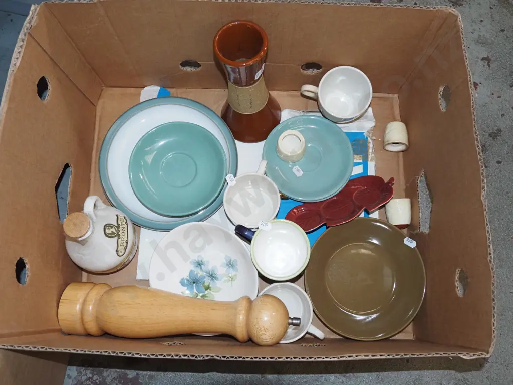 box; plates, saucers, vases etc Image 1++