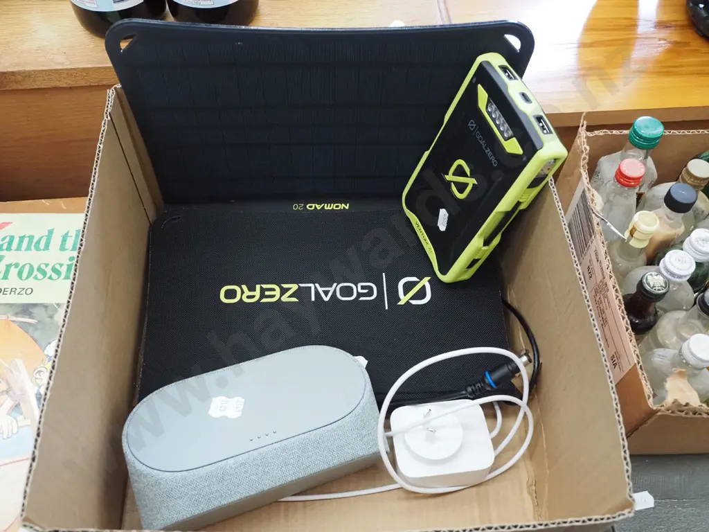 Goal Zero portable solar panels with battery and speaker Image 1++