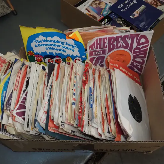 box of 45s